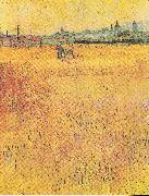 Vincent Van Gogh View from the Wheat Fields oil painting reproduction